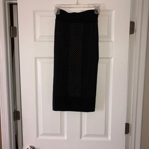 Express Black High Waisted Pencil Skirt